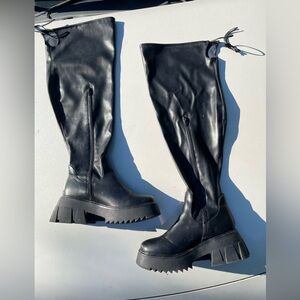 Torrid wide calf Black Knee-High Women's Boots